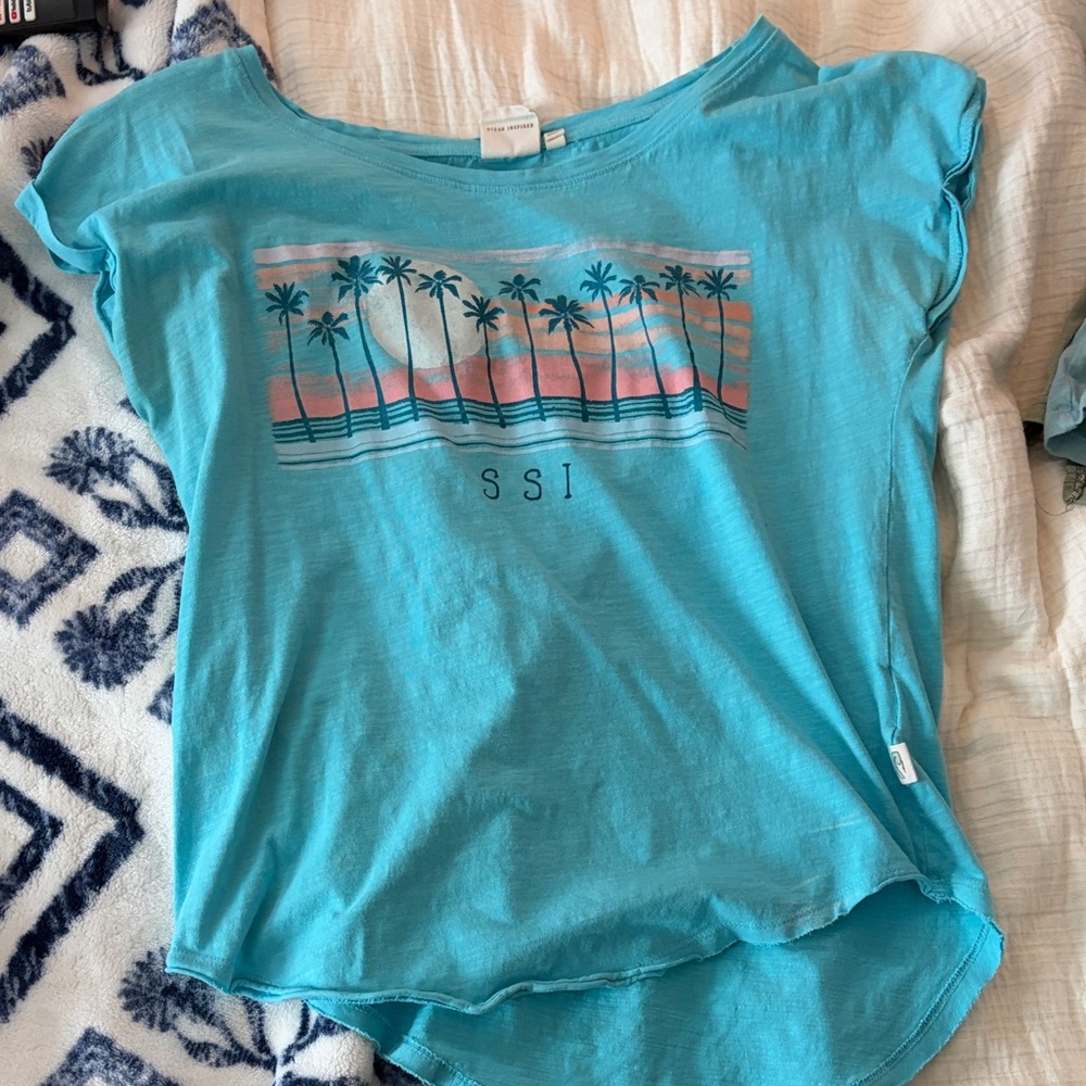 Kids Blue Graphic T-Shirt